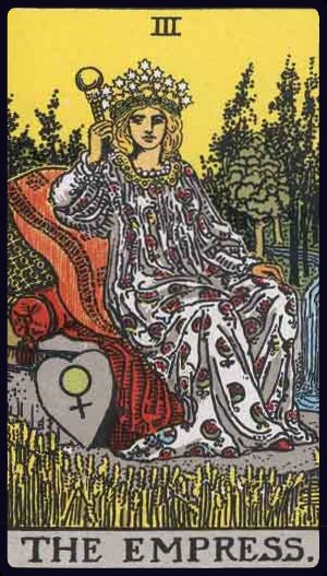 The Empress tarot card (III), Rider-Waite-Smith Major Arcana