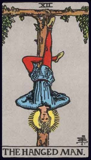 The Hanged Man tarot card (XII), Rider-Waite-Smith Major Arcana