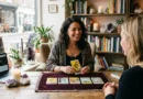 How to find a tarot reader — tarot cards spread on a table during a reading