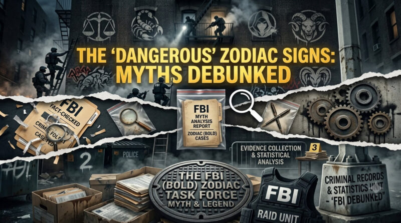 The most dangerous zodiac sign ranking, with the viral FBI claim fact-checked