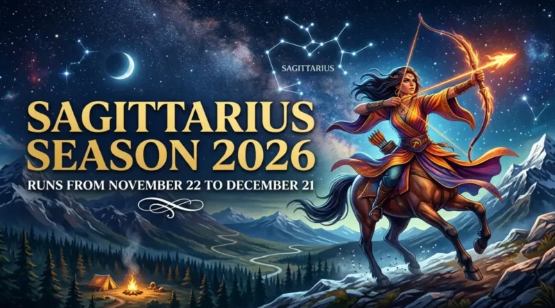 Sagittarius season dates and meaning, with the sun entering Sagittarius