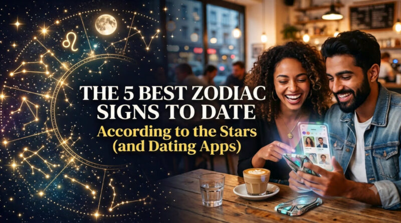 The top 5 best zodiac signs to date ranked, with their most compatible matches