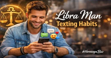 Libra man texting habits