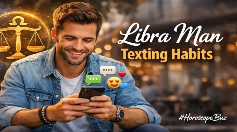 Libra man texting habits