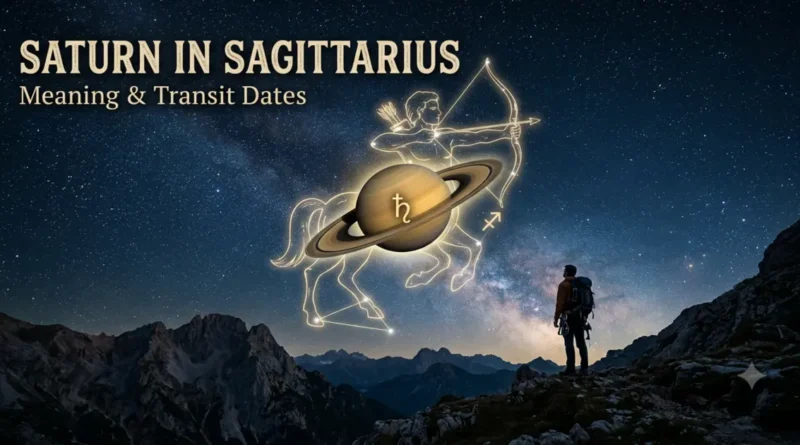 Saturn in Sagittarius — the planet Saturn in the sign of the Archer