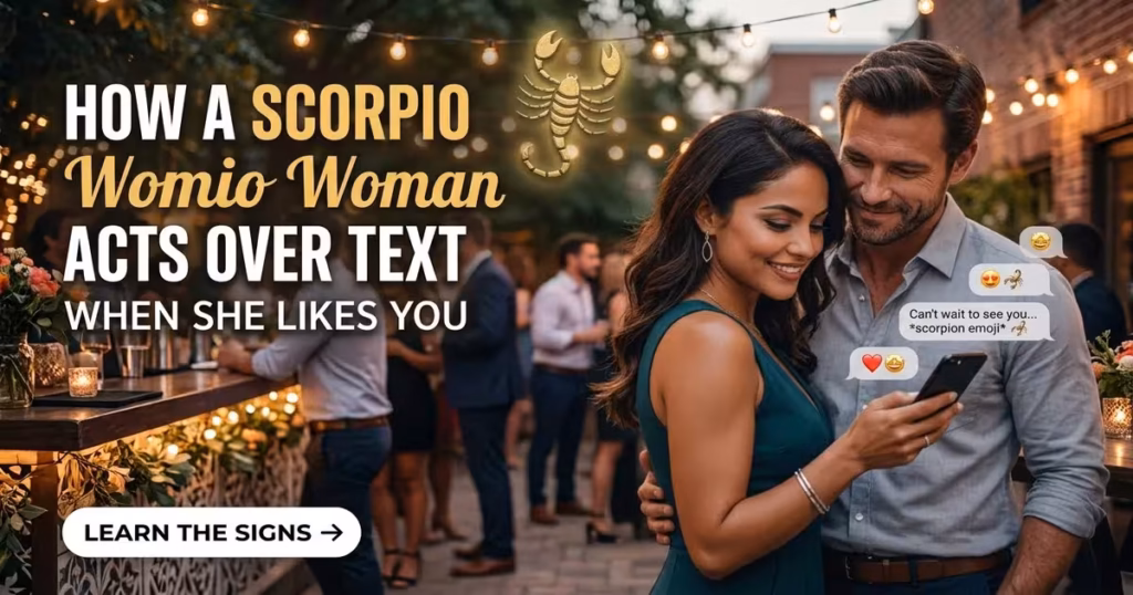 Subtle physical cues and body language signs a Scorpio woman likes you.