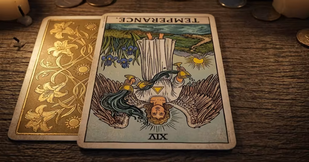 temperance card reversed meaning in love