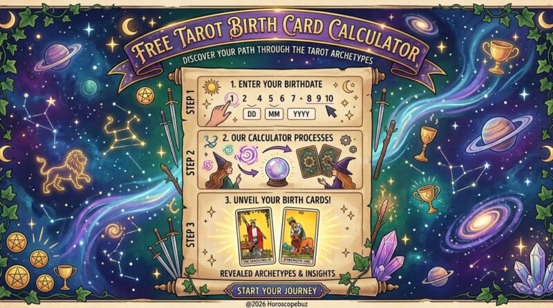 Discover tarot birth card calculator online for free