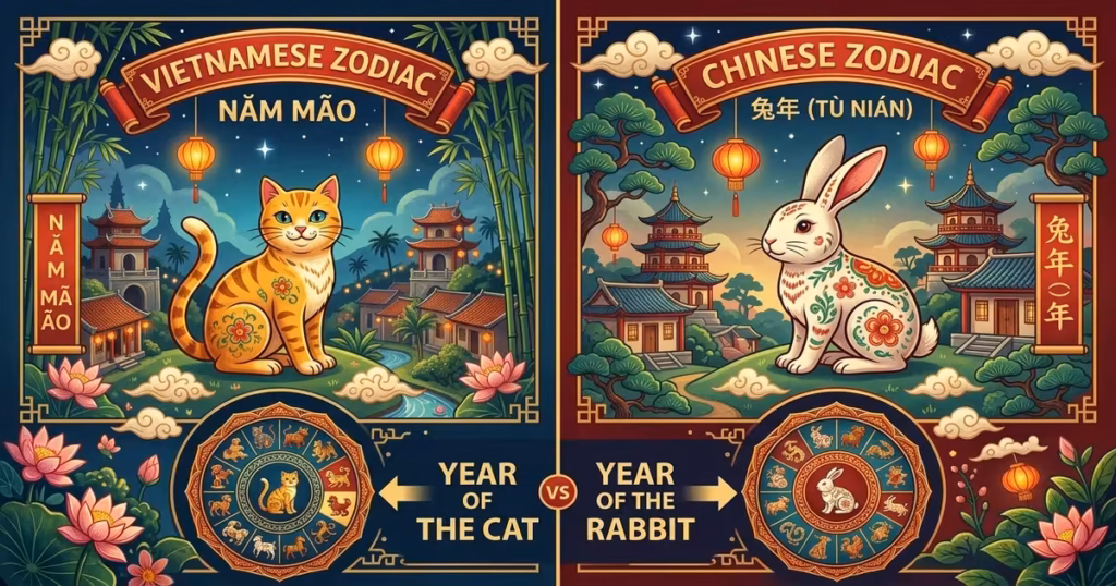 vietnamese zodiac cat vs rabbit
